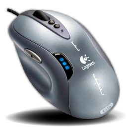 Logitech G5 Laser Mouse Silver Edition Icon 256x256 png
